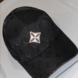 Fashion Jewelry Black Monogram Hat